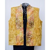 Fall Colors Batik Vest